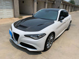 Carbon Fiber Car Bonnet For Alfa Romeo Giulia Sedan 4-Door 2017- 2020