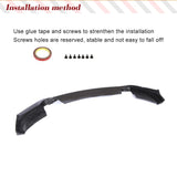 Carbon Fiber Car Body Kits Front Bumper Lip for BMW F85 X5M F86 X6M 2015 - 2018 Car Front Bumper  ChinLip Spoiler Splitters