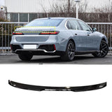 ABS Glossy Black Car Rear Spoiler for BMW 7 Series i7 G70 M-Tech M Sport 2023 Roof Spoiler Rear Trunk Spoiler Boot Wing Lip