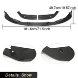 Front Bumper Lip Splitters Spoiler For BMW 3 4 Series G80 M3 G82 G83 M4 2021-2023 Carbon Fiber Car Front Lip Chin Guard Apron