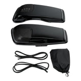 Motorcycle Saddlebag Lids W/ 5"X7" Speaker Cutouts For Harley Road King Electra Street Glide Ultra-Classic 2014-2024 2020