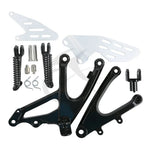 New Front Rider Footrests Foot Pegs Bracket Set For YAMAHA YZF R1 2007-2008