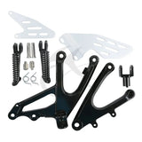 New Front Rider Footrests Foot Pegs Bracket Set For YAMAHA YZF R1 2007-2008