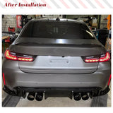 Carbon Fiber Car Trunk Racing Spoiler for BMW 3Series G20 G28 G80 M3 320i 330i 2018-2023 Rear Spoiler Wing Lip Factory Outlet