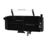 Radiator Cooler Aluminum Black For SUZUKI SV650S SV650A SV650SA 2003-2004