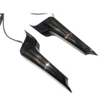 2xMotorcycle Rear Fender Led Side Lights Filler Panel Turn Signal Brake Lamp For Harley Touring Road King Street Glide 2014-Up