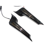 2xMotorcycle Rear Fender Led Side Lights Filler Panel Turn Signal Brake Lamp For Harley Touring Road King Street Glide 2014-Up
