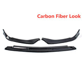 For Mercedes Benz C Class W206 C200 C260 2022 2023 Front Bumper Lip Splitter Chin Body Kits Spoiler Car Accessories