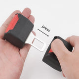 1PCS/2PCS Car Safety Seat Belt Clip Extender Seatbelt Lock Buckle Plug Thick Insert Socket Extension Safe Buckle Tool Accessory