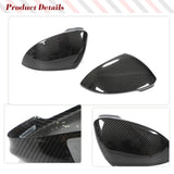 Dry Carbon Add ON Car Rearview Mirror Covers Caps Shell For Volkswagen VW MK8 Golf 8 Rline GTI 2021 Car Side Mirror Covers