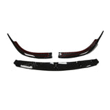 Front Bumper Lip Spoiler Front Lip Chin Apron Diffuser High Quality Bodykit For Benz C Class W205 C63 AMG 2015-2020