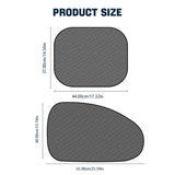 SEAMETA Car Sun Shade UV Protection Car Curtain Car Window Sunshade Rear Window Mesh Sun Visor Summer Protection Window Film