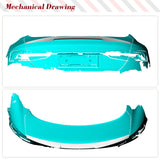 DRY Carbon Fiber Car Trunk Spoiler Boot Wing For Audi A5 S5 RS5 B9 B9.5 High Kick Lip Spoiler Trunk Boot Carbon Wing S5 B9