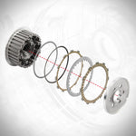 Clutch Pressure Plate Friction Steel Clutch Plates Set For Harley Touring 2011-2016 Road King Electra Streer Glide Motorcycle