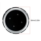 Car Multimedia Big Knob Covers Button Trim Control For BMW F10 F20 F30 IDrive