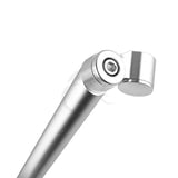 8mm/10mm CNC Motorcycle Silver Rearview Side Mirrors For Off Road Scooters Cruiser Roadster Dirt Bike