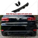 Rear Bumper Diffuser Flag Spoiler Splitter Lip Accessories For VW Golf MK5 R32 MK6 MK7 7.5 MK8 GTI MK7R 7.5R 2005-2022 Tuning