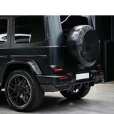 G Class W464 W463A Rear Lip Dry Carbon Fiber TC Style Exterior Accessories 2019 Year Up Rear Bumper Spoiler Rear Diffuser
