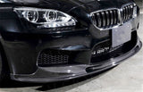 Carbon Fiber Front Bumper Lip Chin Spoiler FRP Prime Bumper Cover For BMW 6 Series F06 F12 F13 M6 2013 - 2018