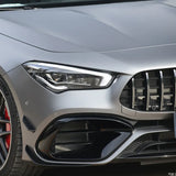 For Mercedes Benz W118 C118 CLA45 AMG 2020-2023 Front Bumper Fog Air Vent Covers Front Bumper Splitter Canard Fins