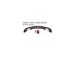 For BMW F30 F35 MP rear diffuser with led gloss black