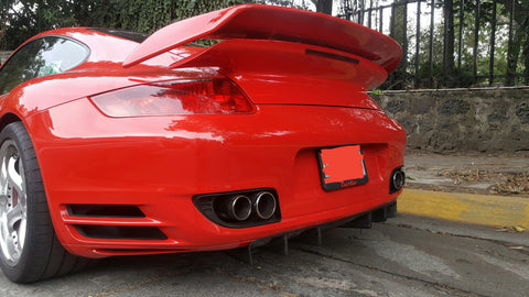 For Porsche 997 Turbo Rear Diffuser Carbon Fiber