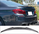 Carbon Fiber FOR BMW 5-Series F10 M4 Type Rear Trunk Spoiler Sport 530i 535i