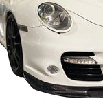 Techa style For Porsche 997 turbo Front bumper Lip spoiler 997 turbo front spoiler lip carbon fiber