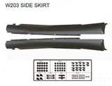 For mercedes benz W203 C32 AMG Side skirt 2000-2007