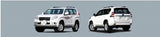 High quality Running Board for TOYOTA PRADO FJ150 2010