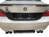 For BMW E60 Trunk Lid License plate M5 Style Full Carbon Fiber 2004-2007