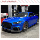 Carbon Fiber/FRP Car Front Bumper Lip Body Kits Splitters For Audi TT RS TTRS MK3 2016 2017 2018 5PCS Front Bumper Lip Splitters
