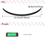 Dry Carbon Fiber Car Rear Spoiler For Tesla Model Y 2019-2022 Accessories Rear Trunk Spoiler Lip Wing Body Kits Rear Racing Lip