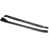 Dry Carbon Fiber Side Skirt Extensions Spoiler Rocker for BMW 3 Series G80 M3 Sedan 2021+ Side Skirts FRP Car Decoration