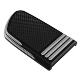 Black Brake Pad Pedal For Harley Touring Street Electra Glide Dyna Softail Fatboy FLST