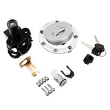 Motorcycle Fuel Gas Cap Ignition Switch Lock Key Set For Honda CB400 1993-1998 1997 1996