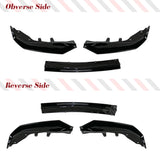 For BMW 4 Series G22 G23 425i 430i 2021-2024 Car Front Bumper Racing Lip Spoiler ABS Front Gurad Body Kits Tuning Accessories