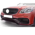 B Style Real Carbon Fiber Front Bumper Chin Lip Splitter for Benz W212 E63 E63s Amg 2014-2016 Facelift
