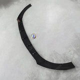 For Mercedes Benz CLA Class C118 X118 AMG Pre-Lci 2020-2022 2023 Gloss Black ABS Car Front Bumper Lip Spoiler Body Kit Tuning