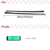 Real Carbon Fiber Side Skirts Splitters Extension Lips for BMW 8 Series G14 Convertible G15 Coupe M-Spor F91 F92 M8 2019-2021