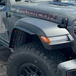 4PCS For Jeep Wrangler JL 2018-2023 Front Rear Car Wheel Fender Flares Arch Flaps Mudguard Splash Extensions Strips Trim