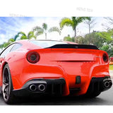 Carbon Fiber Rear Trunk Spoiler Wing For Ferrari F12 Berlinetta 2013-2016 DMC Style Rear Wing Body kit