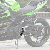 Motorcycle Front Driver Footpegs Pegs Bracket For Kawasaki Ninja 400 2018-2024 Z400 2019-2024 NINJA 500 Z500 2024