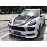 Resin Front Rear Bumper Side Skirt Engine Hood Wheel Eyebrow for Porsche Cayenne 958.1 Modified Wide Body Kit Car Accessories