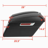 Hard Saddle Bags Saddlebags Trunk For Harley Touring Street Glide 2014-2023 2021 2020 2019 2018 Motorcycle Luggage Side Bags
