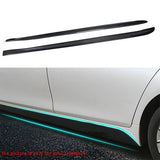 Carbon Fiber/ABS Glossy Black Side Skirts Extension Apron for BMW 4Series F32 F33 M Sport Coupe Convertible 2Door 2014-2017
