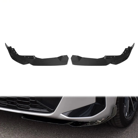 Dry Carbon Fiber Front Lip Spoiler MP style Side Bumper Splitter for BMW 3 Series G20 G28 LCI 2023