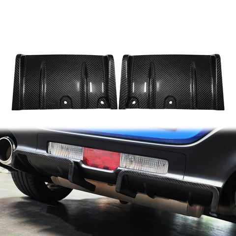 Rear Racing Diffuser Lip Spoiler For Subaru BRZ For Toyota GR86 Coupe 2-Door 2022 2023 Carbon Fiber Rear Bumper