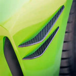 For BMW M3 M4 G80 G82 G83 Carbon Fiber Car Front Bumper Wind Knife Splitter Spoiler Canard Air Knife Surround Trim MP Style