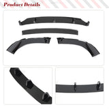 Car Front Lip for BMW X6 G06 M Sport Utility 4-Door 2020-2022 Car Front Bumper Lip Body Kit Trim Protection ABS Gloss Black